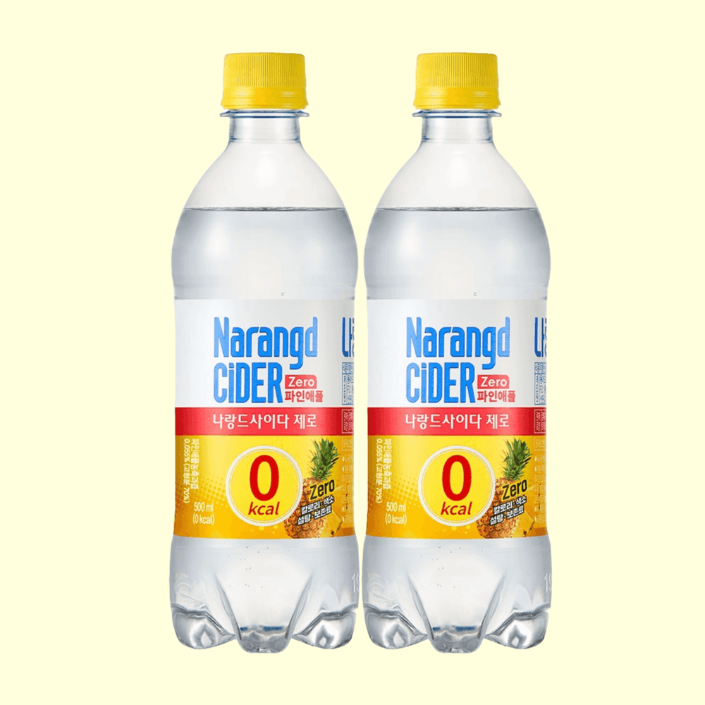 나랑드사이다 제로 파인애플 500ml 40개