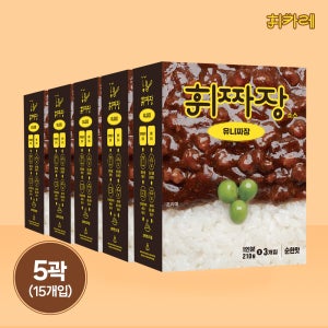 휘카레 유니짜장 순한맛, 210g, 15개