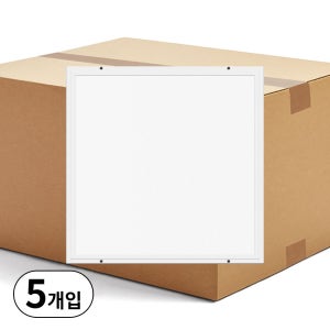 (박스상품) 오스람 무타공패널 led평판등 엣지 면조명 640x640 주광색 (5개입)