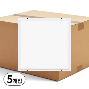 (박스상품) 레드밴스 무타공패널 led평판등 엣지 면조명 520x520 주광색 (5개입)