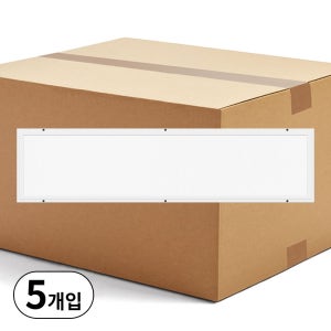 (박스상품) 오스람 무타공패널 led평판등 엣지 면조명 1285x320 주광색 (5개입)