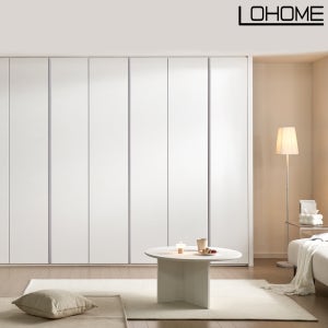로홈 세나 히든 무몰딩 붙박이장 여닫이 아파트 안방 장롱 옷방 수납장 맞춤 드레스룸 8자