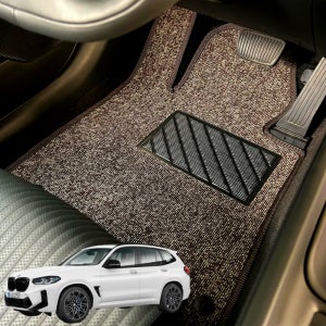BMW X3 M 팔로마 카매트 뉴 코일매트 자동차 발매트 발판 브라운 1열운전석+조수석