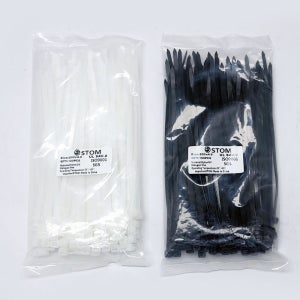 케이블타이 흑색 200mm 100개 케이블 전선 정리 소포장 모든규격