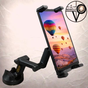 인더비클 대형/차량용 태블릿거치대 화물차거치대 포터 트럭 덤프 유리흡착식 버스