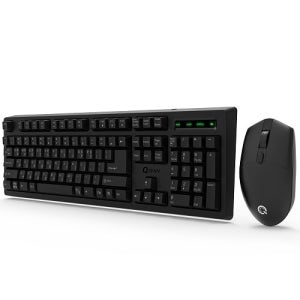 QSENN MK450 무선 키보드 마우스 세트 (블랙)