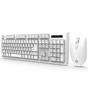 QSENN MK450 무선 키보드 마우스 세트 (화이트)