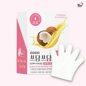 코코쓰담쓰담 워터리스 목욕장갑 물티슈 1매입x33개
