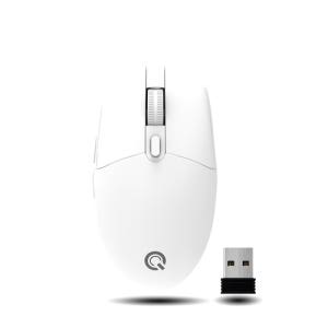 QSENN M1000 무선 마우스 (화이트)