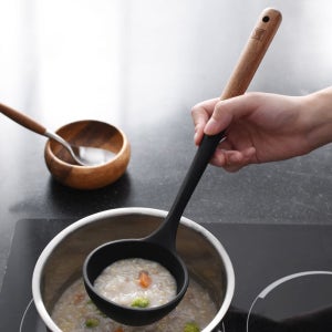 바겐슈타이거 플렉시벨 실리콘 국자 서빙스푼 조리도구 블랙