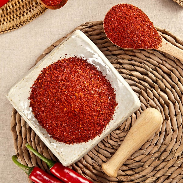 1kg, 중국산 고추가루 국내제조 업소용 대용량 기본맛 한식용(중간입자)