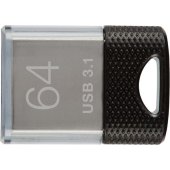 PNY 64GB EliteX Fit USB 3.1 플래시 드라이브 200MBs 컬러블랙 이미지
