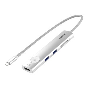 [이지넷유비쿼터스] 유이하 8in1 HDMI 온오프 USB C타입 멀티허브