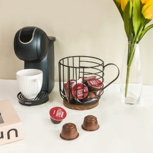 커피 캡슐 보관함 디스펜서 케이스 홀더 보관용기 탕비실 주방 뚜껑미포함