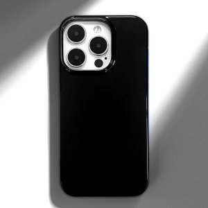 아이폰15 프로 맥스 케이스 무광 유광 블랙 화이트 심플 슬림 하드 케이스