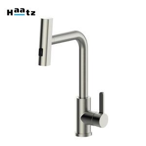 하츠 폰테205 주방 폭포수전 원홀 싱크대 수전교체 FC-TS100 무광니켈 스테인레스