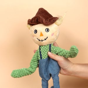 펫모닝 열일중 허수아비 아저씨 강아지 장난감