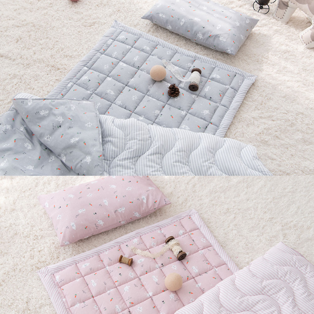 <b>키즈 알러지케어</b> 부드러운 어린이 싱글 이불+패드+베개 세트