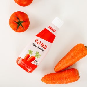 쥬피터 토마토 맛 제주산 당근 토마토 케첩 500g 건강한 아기 케찹