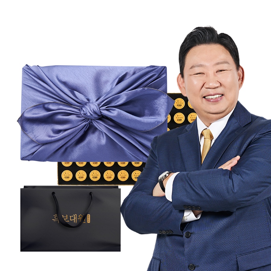 (보자기 포장) 이경제 흑보대원 흑염소 녹용 침향환 이경재 침향원 단 진액 선물용 쇼핑백 60환, 1개
