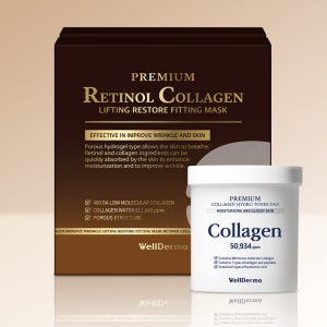 웰더마 레티놀 콜라겐 피팅 마스크 팩 40매 (10박스) + 토너패드 60매