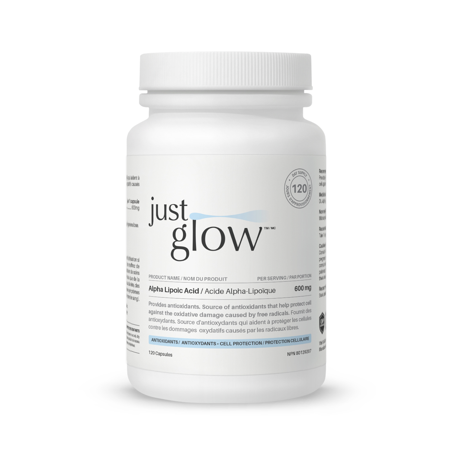 저스트글로우 알파리포산 <b>R리포산</b> 600mg 120캡슐 약4개월분 효능