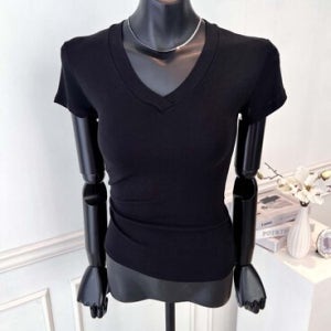 [VIVA] 24SS 심플 브이넥 무지 반팔티
