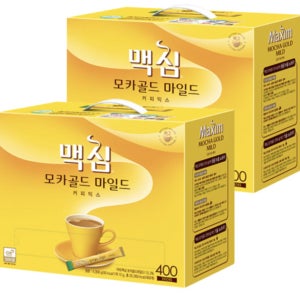 [본사발주] 맥심 모카골드 마일드 400T x 2개
