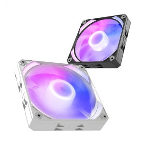 앱코 엣지 듀얼 120 ARGB 스마트쿨링 (WHITE)