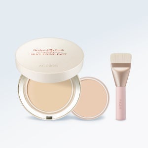 에이지투웨니스 실키 픽싱 팩트 14g 본품+리필(+스패출러브러쉬) (SPF50+)