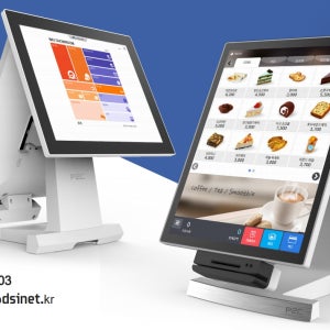 KIPOS 아임유키포스기 포스와 키오스크가 하나의 본체로 사용 RAM8G SSD128GB