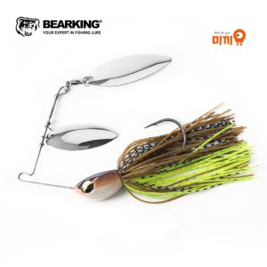 베어킹 스피너베이트 채터 챠터 버즈베이트 배스 루어 낚시 3/8oz 미끼유