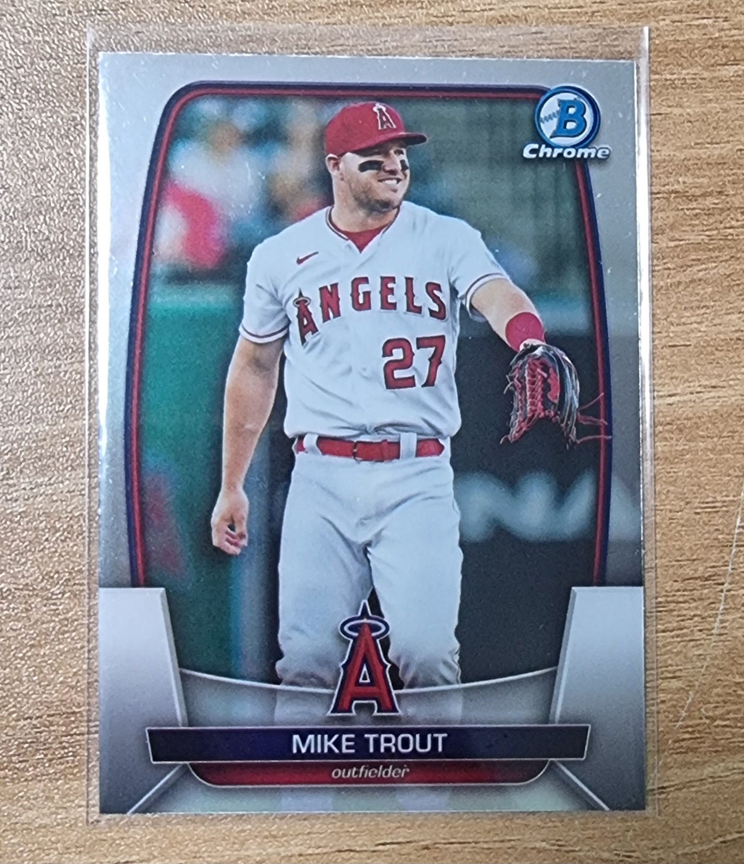 마이크 트라웃 설명필독 2023 Bowman Chrome Base #89 Mike Trout MLB 야구 카드