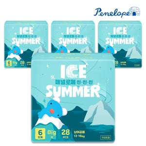 페넬로페 씬씬씬 아이스 썸머 팬티 기저귀 빅형 112매