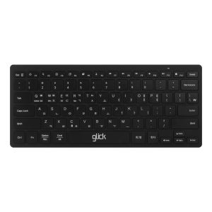 지클릭커 오피스프로 WK30 움직이는 마카롱 슬림 라이트 저소음 무선 블루투스 키보드 블랙