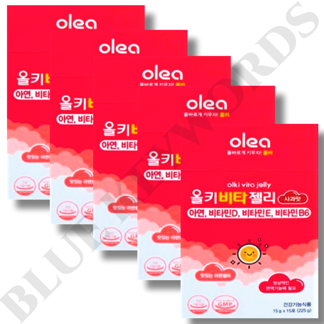 올레아 올키 비타젤리 사과맛 15g x 15포 x 5박스 75일분