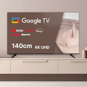 구글 스마트 55 대형 TV 블랙 UHD 139cm OTT 삼탠바이미 거실 안방 티비