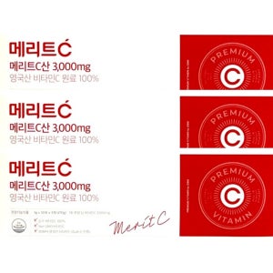 휴온스 메리트 C산 3000mg 90포 3박스 9개월분