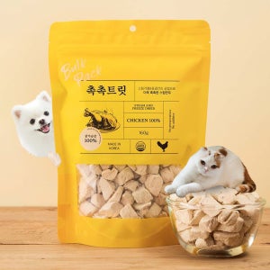 (동결건조사은품) 촉촉트릿 강아지 고양이 동결건조 간식 닭가슴살 스팀만두, 160g, 1개