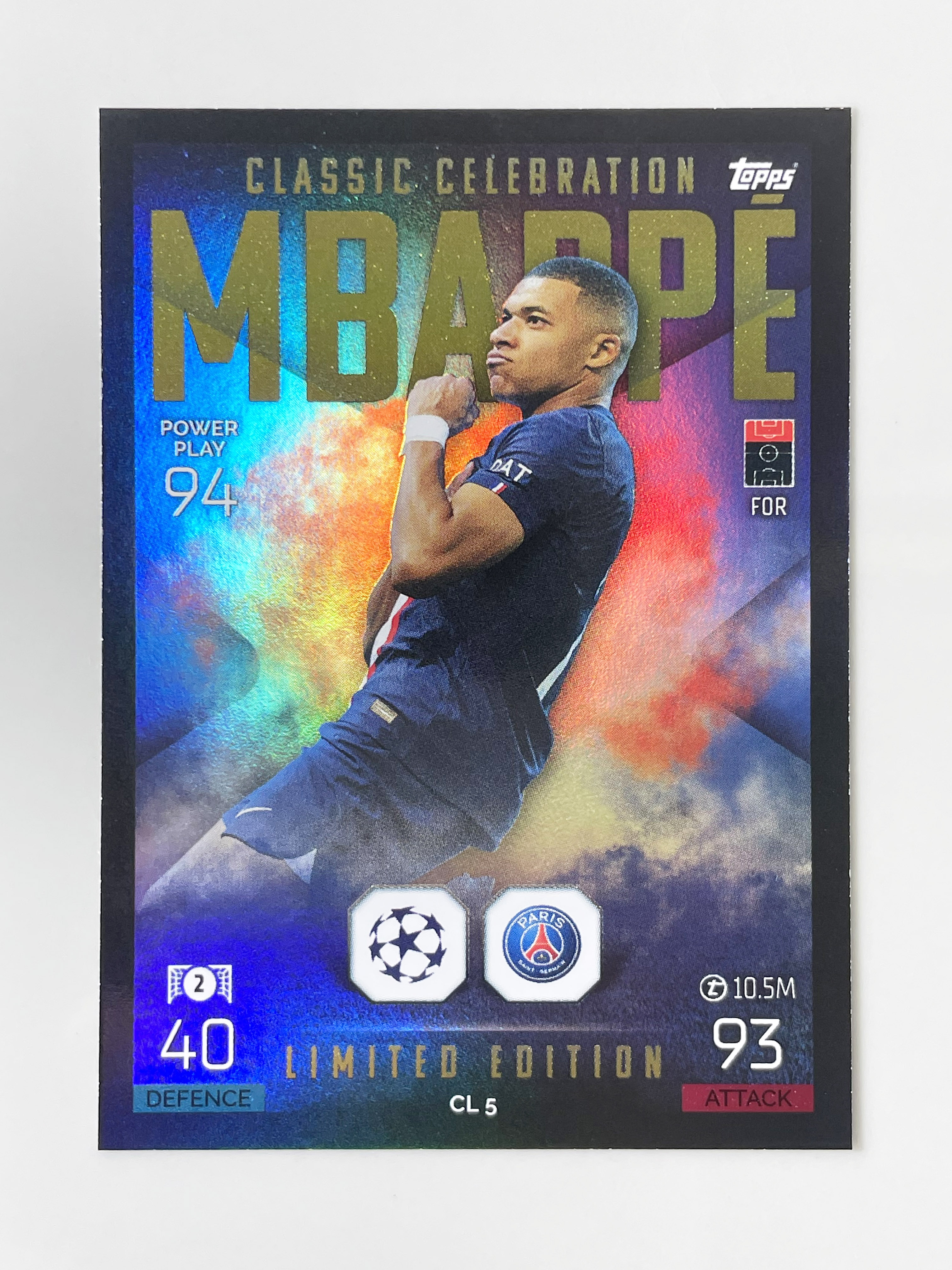 22-23 Topps UCL Extra Classic Celebration 킬리안 음바페