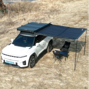 트랩오버랜드 2.5 트레일어닝 2 알루미늄 케이스 차량용 어닝 타프 사이드월 어닝룸 차박 캠핑 자동차 그늘막