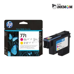 CE018A (HP 771) 빨강+노랑 정품 프린터헤드(Print Head)