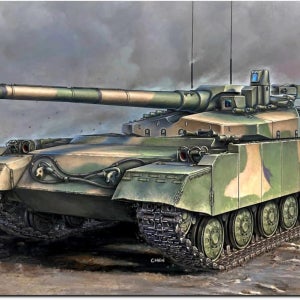 트럼펫 1/35 소비에트 오브 예트 490A 프로토 타입 탱크 프라모델 09607