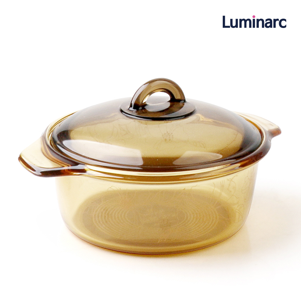 프랑스 인덕션 루미낙 투명 내열 유리 냄비 양수 21cm 멀티팟 열탕 소독 이유식