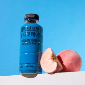 얼티밋포텐셜 웨이50 WPI 분리유청 단백질 음료 프로틴워터 복숭아맛, 400ml, 24개