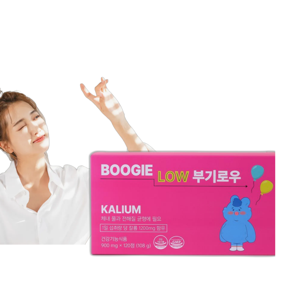 부기로우 베타칼륨 얼굴 다리 붓기영양제 나트륨배출 칼륨 <b>포타슘</b> 1200mg