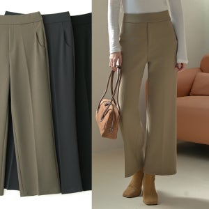 도밍고블루 세상편한 기모 트레이닝슬랙스 (domingoblue 국산 히든밴딩 찰랑와이드)