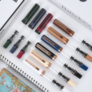 [무료 컬러조각 각인 포장있음] 트위스비 에코 만년필 로즈골드 화이트RG EF 고급 명품 선물