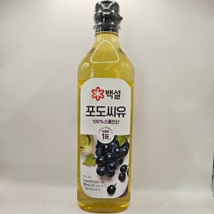 CJ제일제당 백설 포도씨유 900ml, 1개