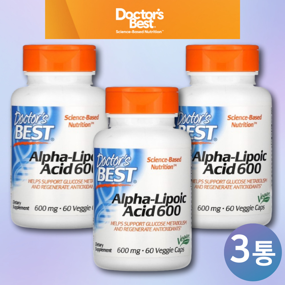2+1 닥터스베스트 알파리포산 600 mg 60캡슐 ALA 6개월분